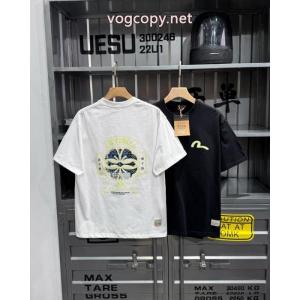 EVISUホームフラワー柄半袖Tシャツ男女同型