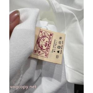 EVISUホームフラワー柄半袖Tシャツ男女同型