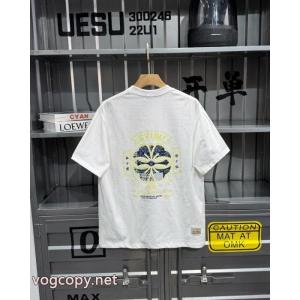 EVISUホームフラワー柄半袖Tシャツ男女同型