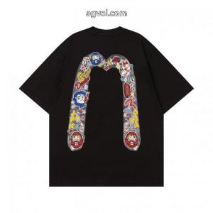 コピー 通販半袖TシャツEVISUお得新品 上品ですっきり、好感度抜群 大人気☆NEW!! 
