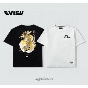 2026最安値！ 超激得新品 知的な雰囲気夏着物激安 通販 ブランド半袖TシャツEVISU