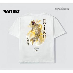 2026最安値！ 超激得新品 知的な雰囲気夏着物激安 通販 ブランド半袖TシャツEVISU