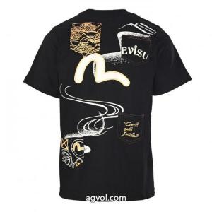 スーパー コピー ブランド 通販26ss　関税込み 憧れブランドNo.1 キュートな印象TシャツEVISU.