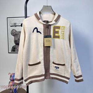 Evisu/福神ファスナーカーディガンコート男韓国版ゆったり気だるいカーディガン