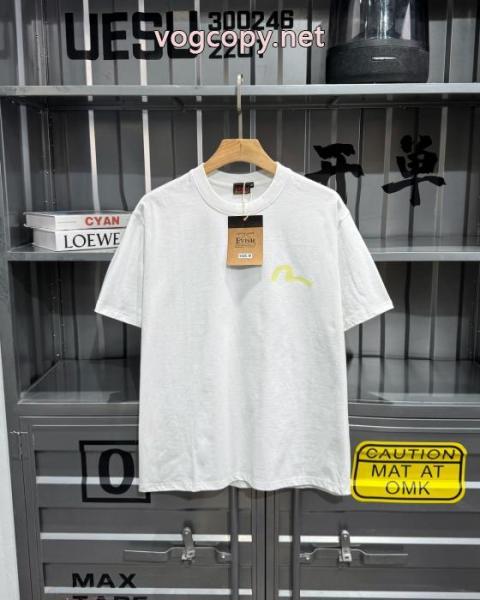EVISUホームフラワー柄半袖Tシャツ男女同型 5 