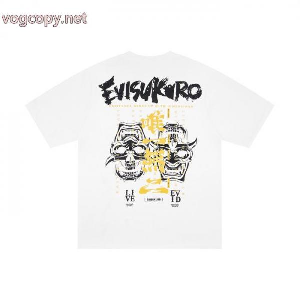 EVISU超激得安い 優れた品質 半額以下SALE半袖Tシャツコピー ブランド 通販 安心 5 