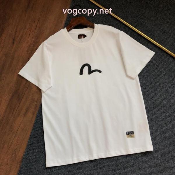 大人モード 上質感 今シーズン注目のアイテム半袖TシャツEVISUコピー 通販 5 