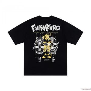 EVISU超激得安い 優れた品質 半額以下SALE半袖Tシャツコピー ブランド 通販 安心
