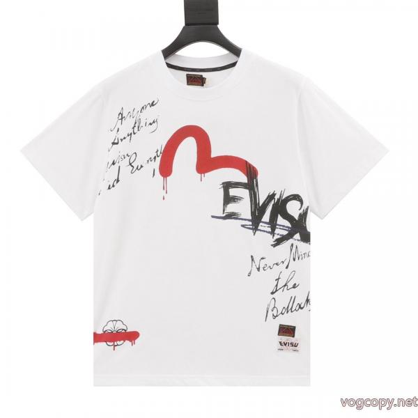 ブランド 偽物人気新作登場 超カッコイイ 国内未入荷半袖TシャツEVISU 0 