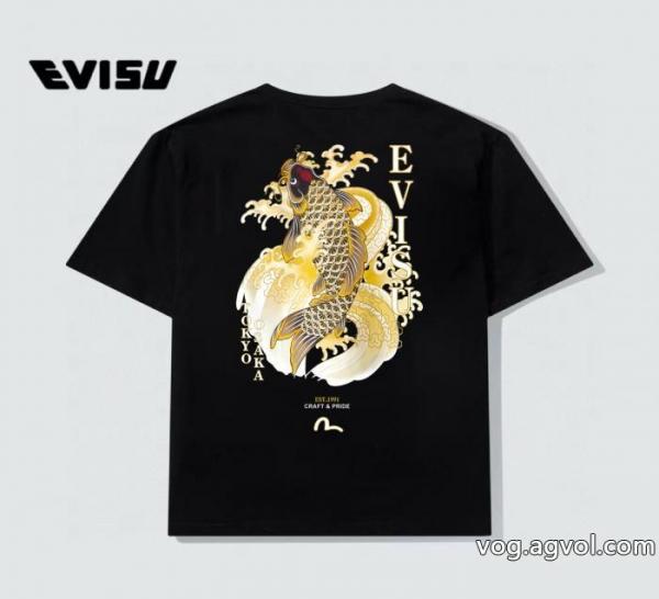 2026最安値！ 超激得新品 知的な雰囲気夏着物激安 通販 ブランド半袖TシャツEVISU 0 