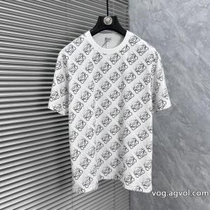 ブランド コピーLOEWEモードな逸品 即発送最新作！ 快適な着心地半袖Tシャツ