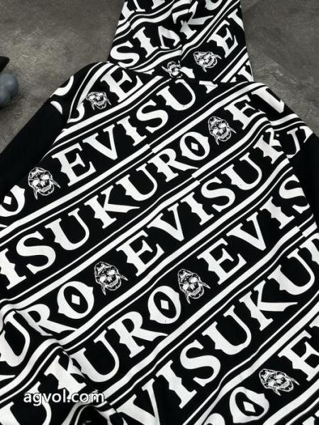ブランド アクセサリー 激安流行フォルム 激安大低価 秋先や冬にぴったりの新作パーカーEVISU. 6 
