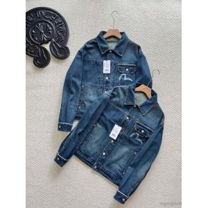 Evisu福神刺繍ビッグMゆったりデニムジャケット